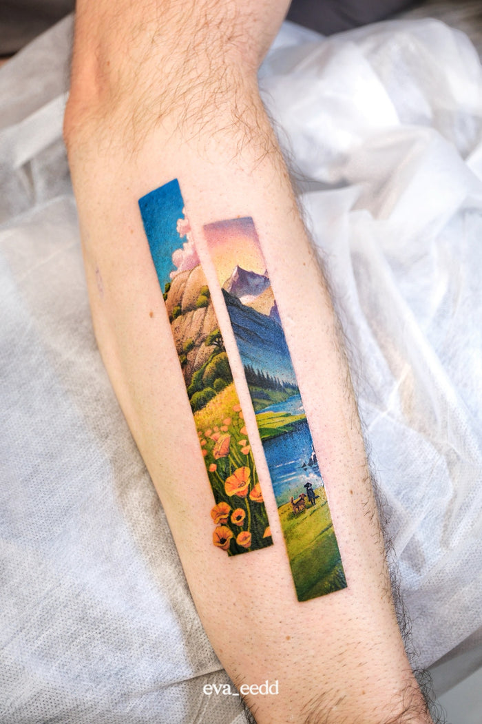 Mountain Landscape Panels