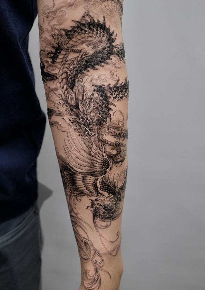 Asian Mythology Sleeve Study