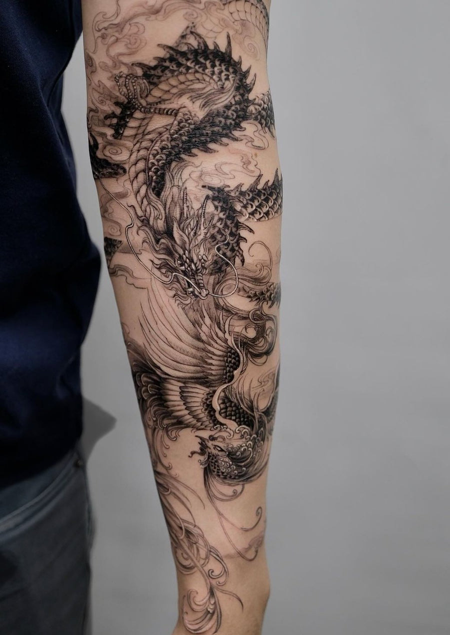 Asian Mythology Sleeve Study