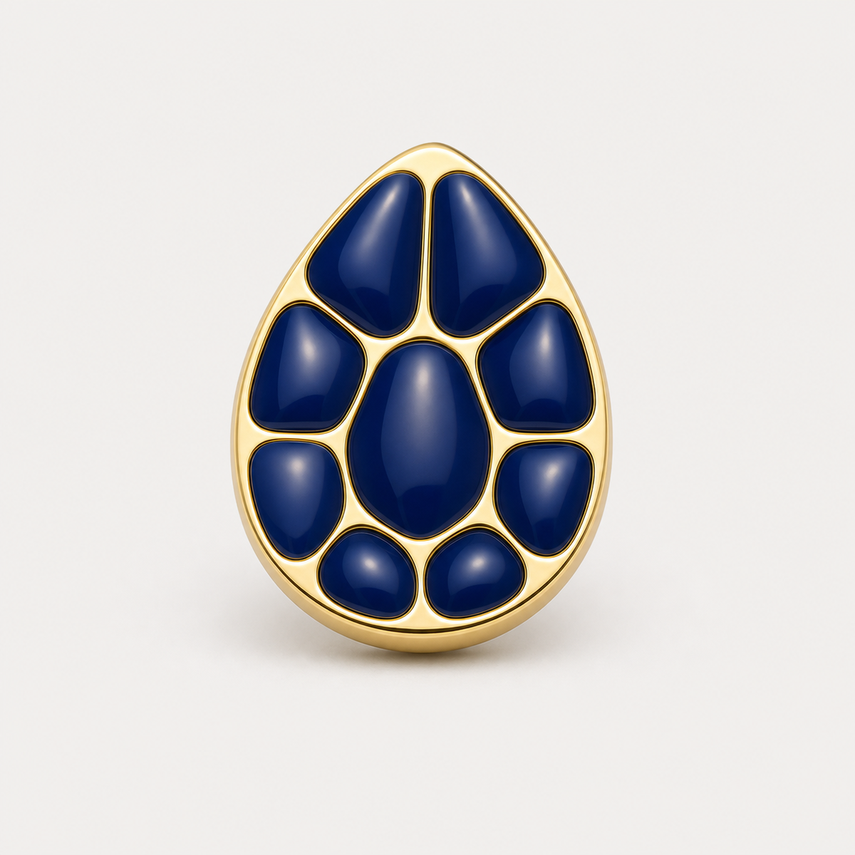 ASTM F136 Titanium Flat Back - Gold, Threadless, 16G, 1.2 x 6+4 mm — primary product image (P-FB-0061-G01)