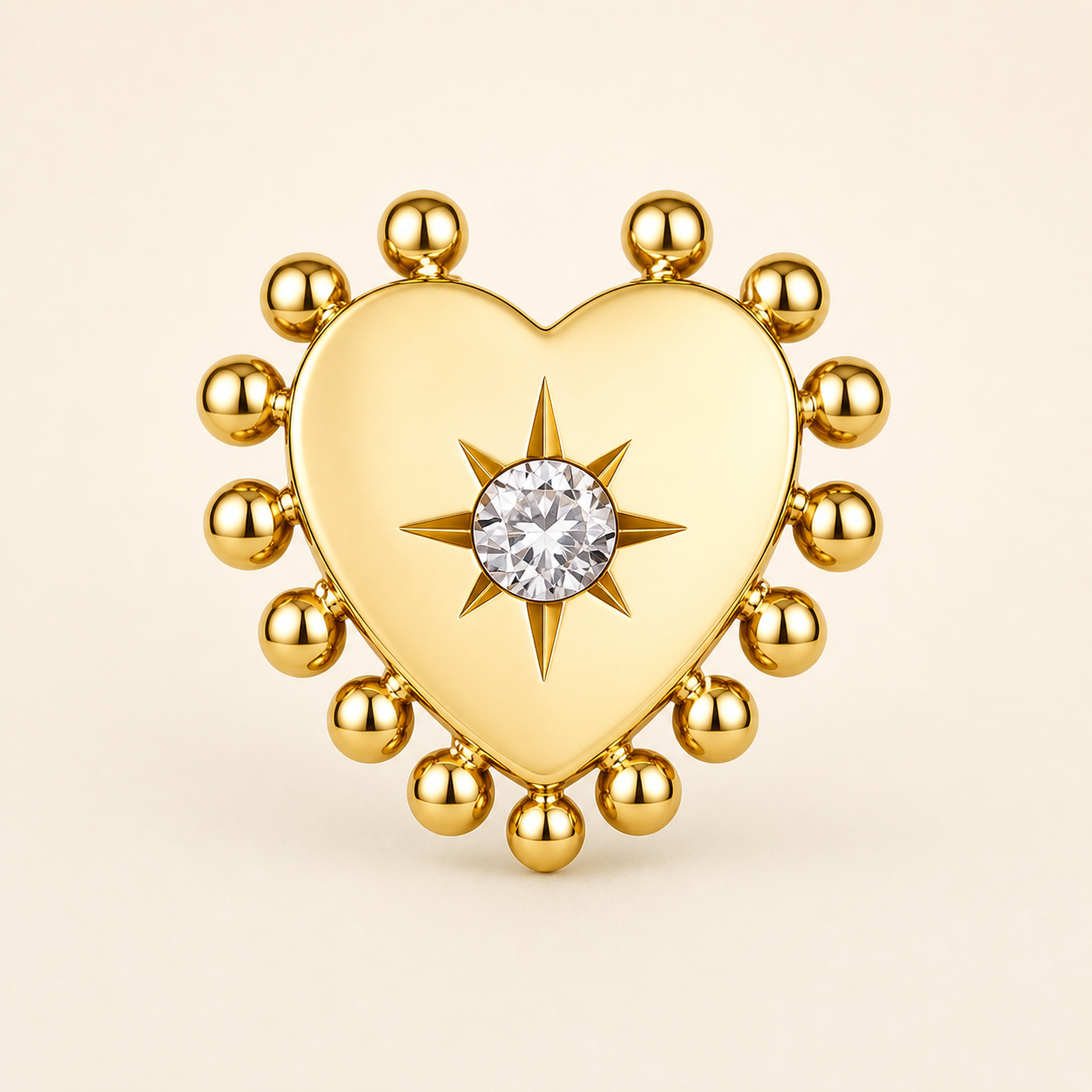 Clear CZ ASTM F136 Titanium Flat Back - Gold, Threadless, 18G, 1.0 x 6+4 mm — primary product image (P-FB-0071-G01)