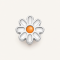 ASTM F136 Titanium Flat Back - Silver, Threadless, 20G, 0.8 x 6+4.3+4 mm — primary product image (P-FB-0102-S01)
