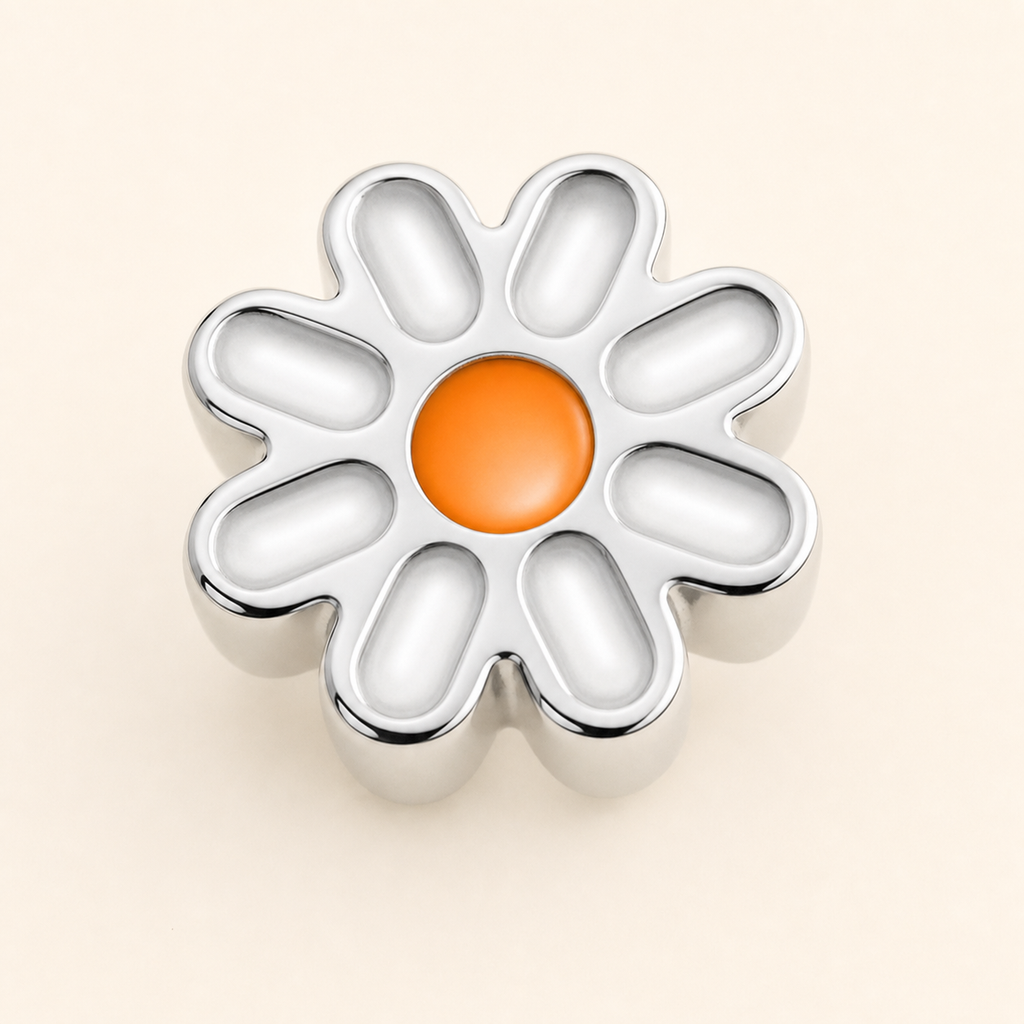 ASTM F136 Titanium Flat Back - Silver, Threadless, 20G, 0.8 x 6+4.3+4 mm — product detail views (P-FB-0102-S01)