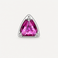 ROSE ASTM F136 Titanium Flat Back - Silver, Threadless, 16G, 1.2 x 8+4 mm — primary product image (P-FB-0107-S01)