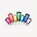 ASTM F136 Titanium Flat Back - Silver, Threadless, 20G, 0.8 x 6+4 mm — primary product image (P-FB-0109-S01)