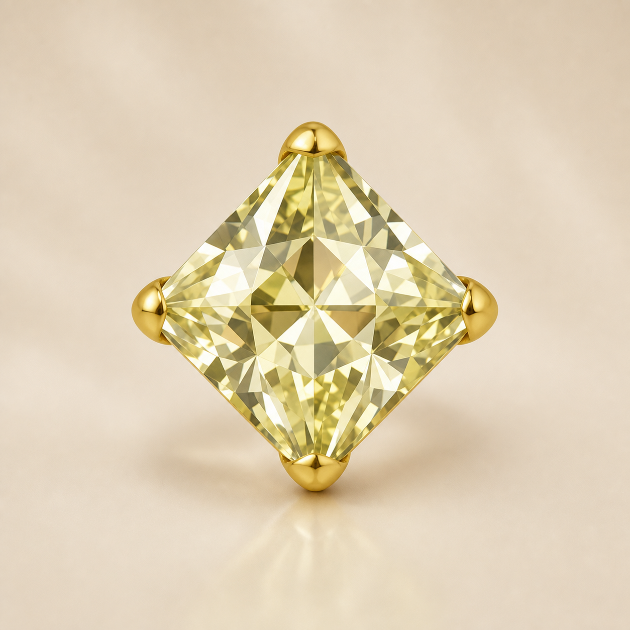 Apple Green-M ASTM F136 Titanium Flat Back - Gold, Threadless, 20G, 0.8 x 6+2.5+3 mm — primary product image (P-FB-0117-G01)