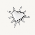 ASTM F136 Titanium Flat Back - Silver, Threadless, 16G, 1.2 x 6+4 mm — primary product image (P-FB-0142-S01)