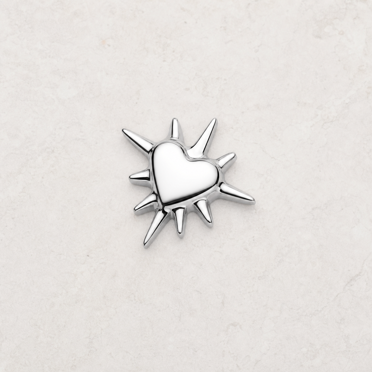 ASTM F136 Titanium Flat Back - Silver, Threadless, 16G, 1.2 x 6+4 mm — styled flat lay (P-FB-0142-S01)