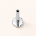 ASTM F136 Titanium Piercing Part - Silver, Internally Threaded, 16G, 1.2 x 7+4 mm — primary product image (P-PT-0020-S01)