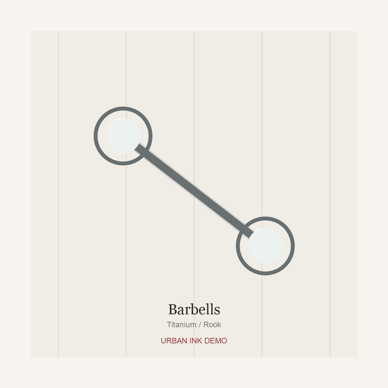 Urban Ink Ink Drop Barbell