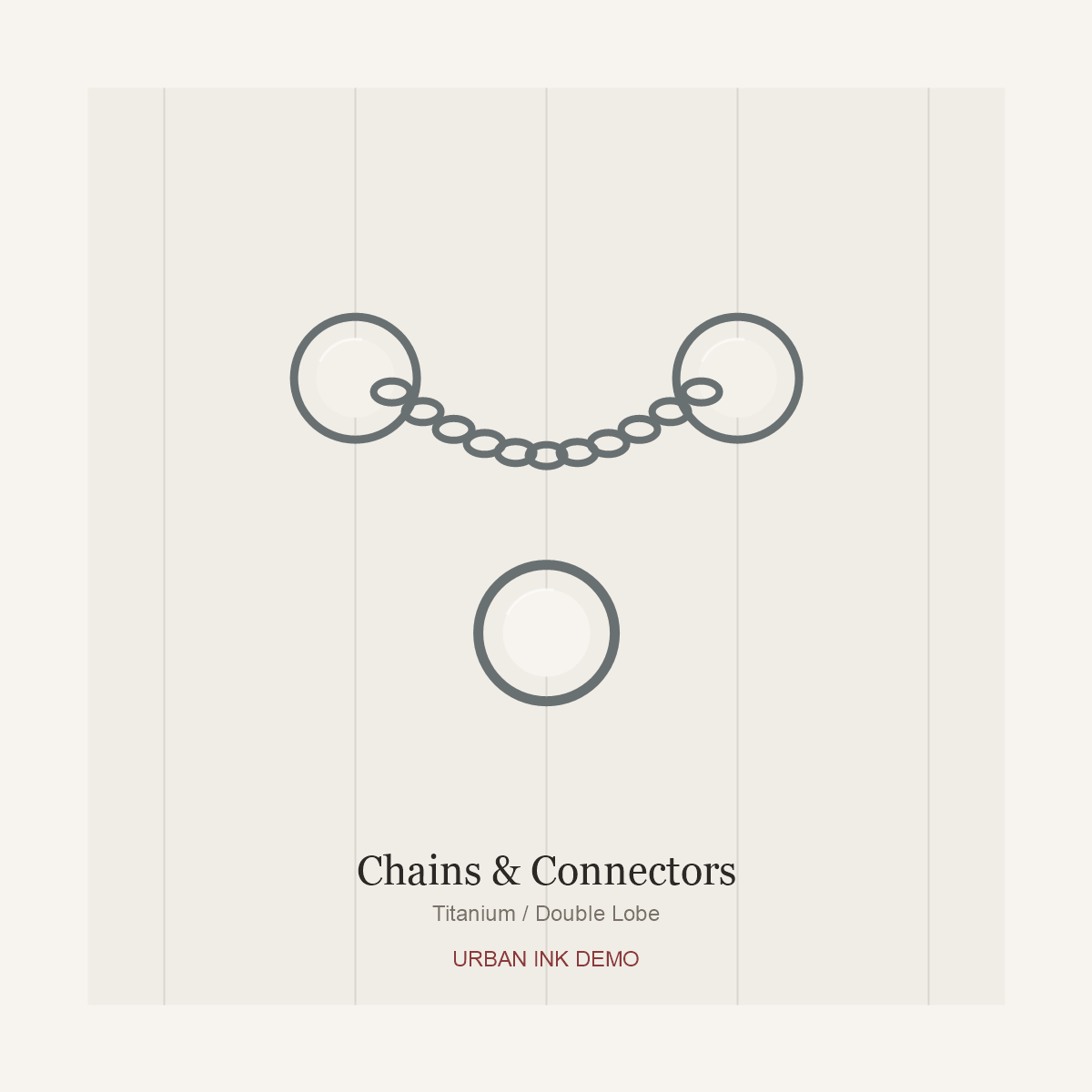 Urban Ink Bamboo Line Connector Chain