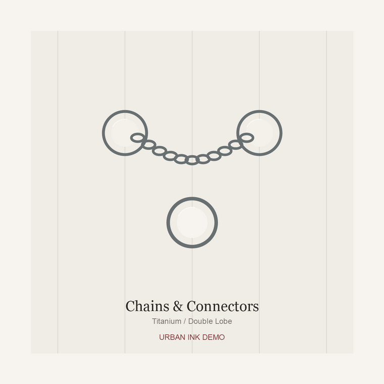 Urban Ink Bamboo Line Connector Chain