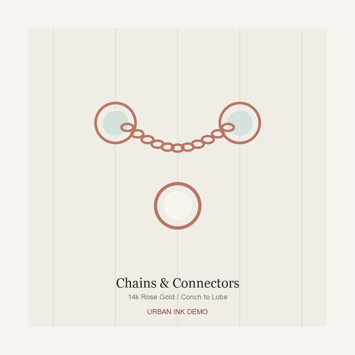 Urban Ink Cloud Knot Connector Chain