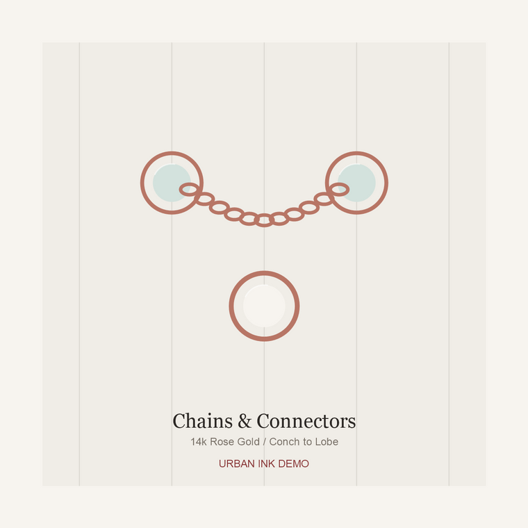 Urban Ink Cloud Knot Connector Chain