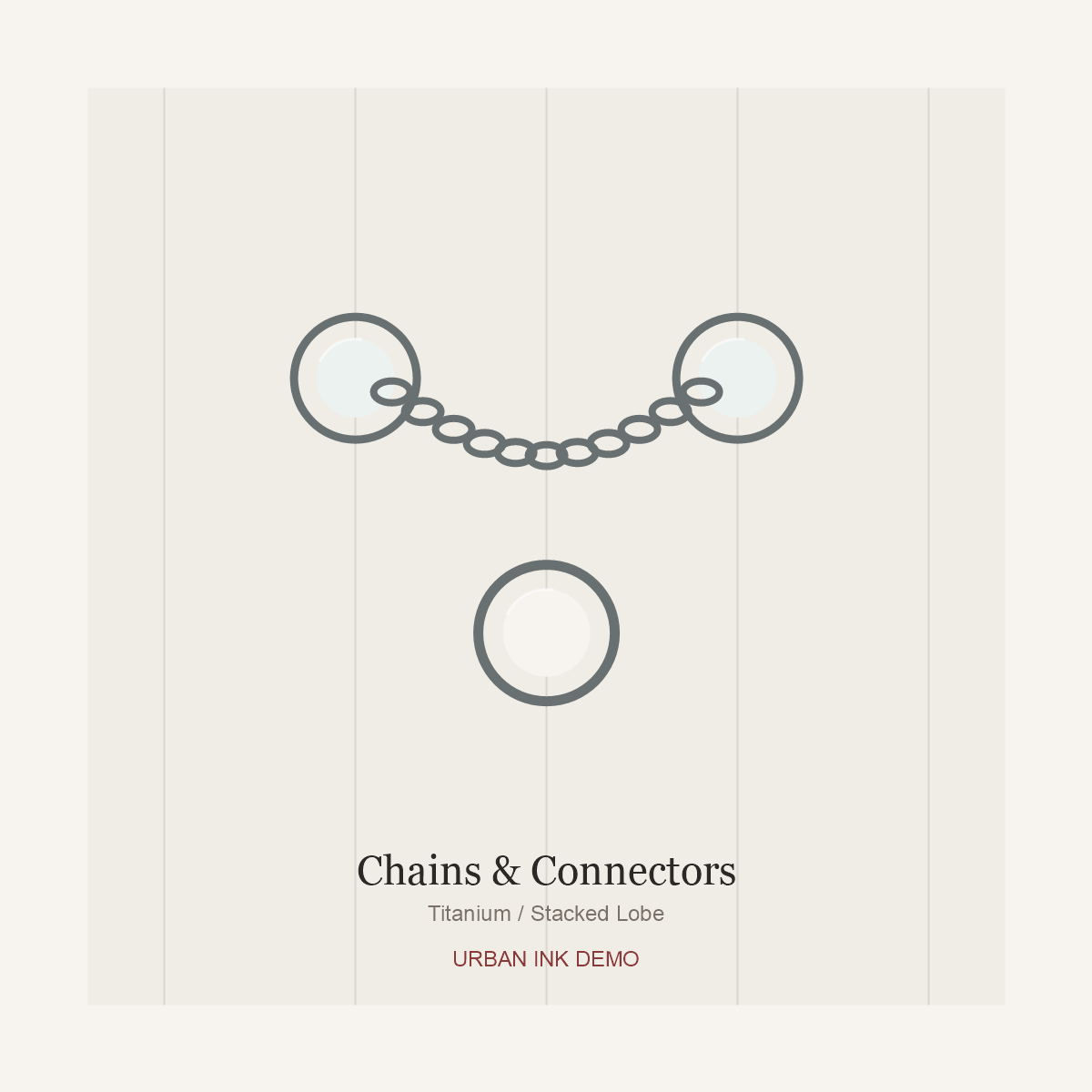 Urban Ink Ink Drop Connector Chain