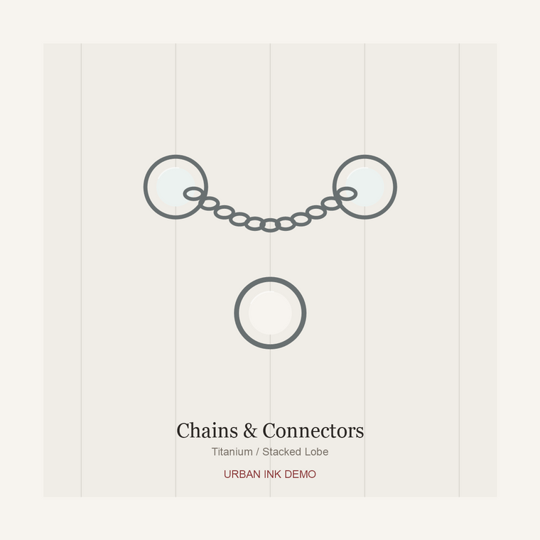 Urban Ink Ink Drop Connector Chain