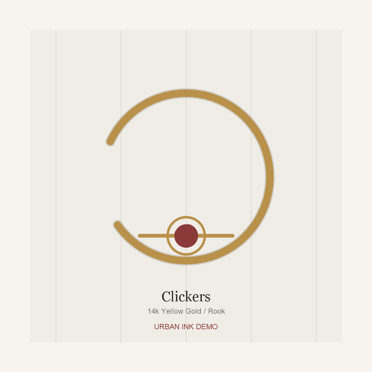 Urban Ink Cinnabar Dot Clicker