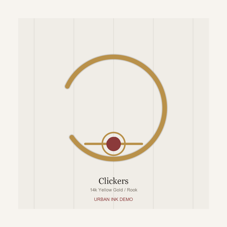 Urban Ink Cinnabar Dot Clicker