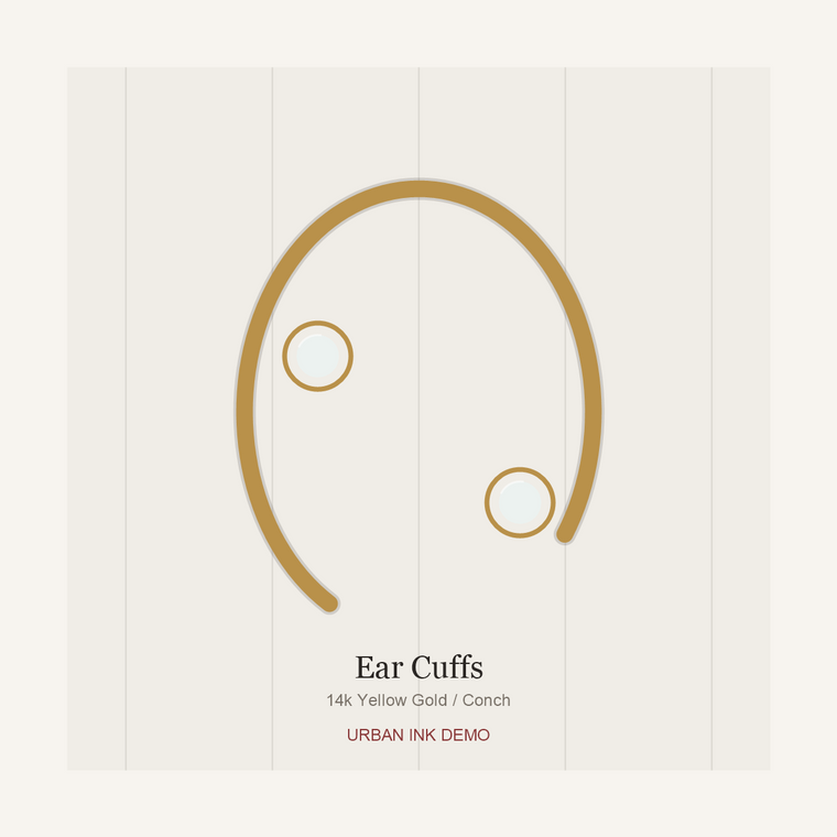 Urban Ink Lotus Ear Cuff
