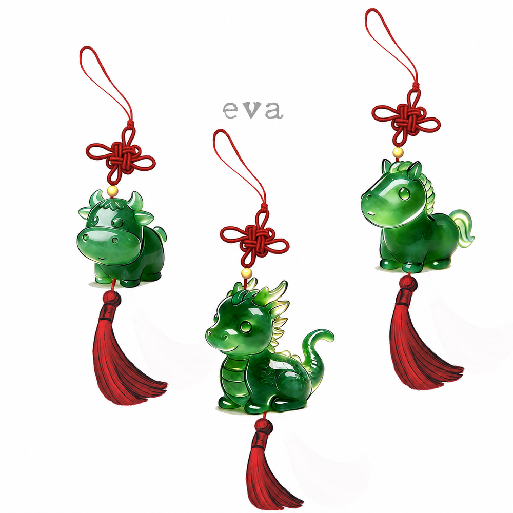 Jade Zodiac Charms — Eva Flash Sheet — enlarged artwork