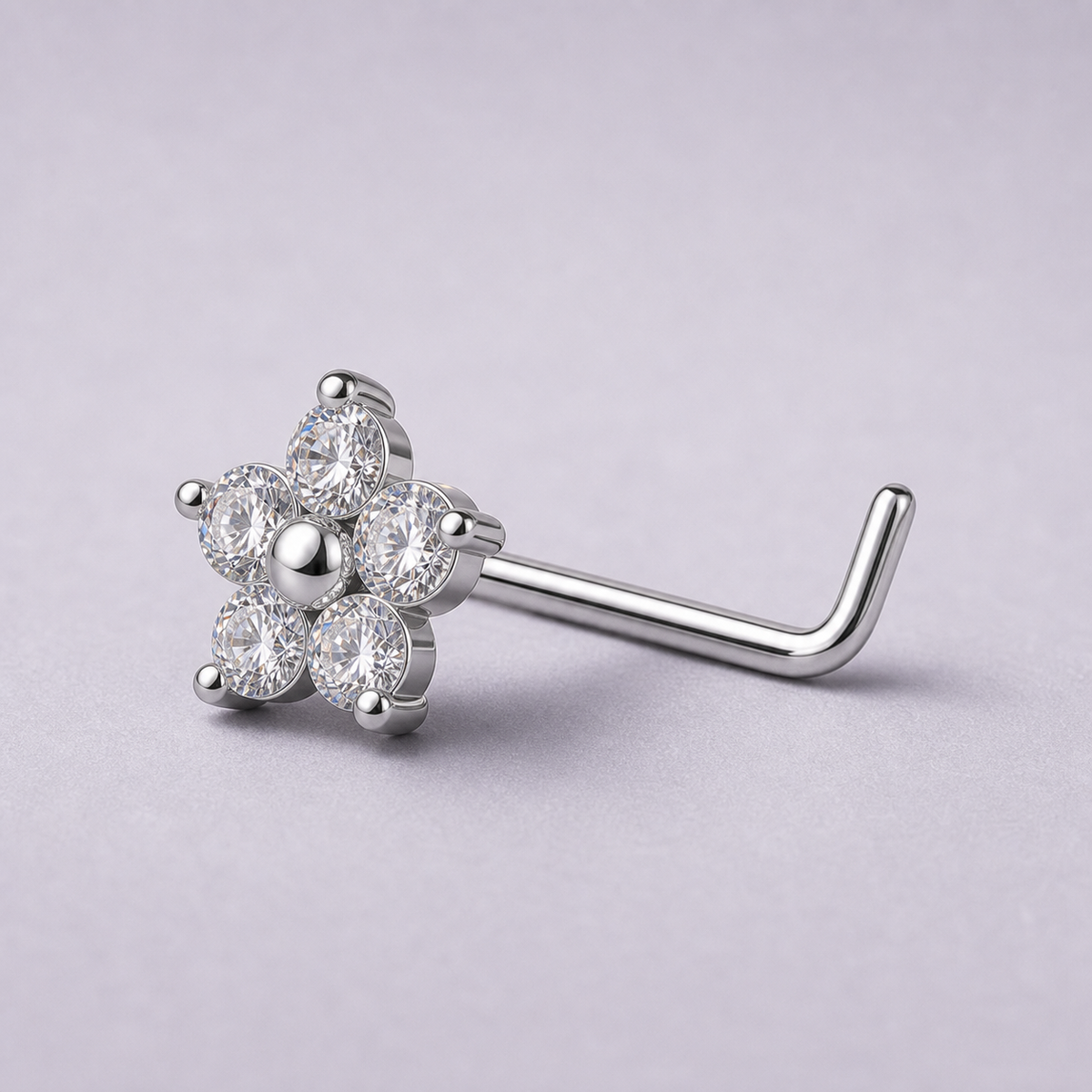 [TOPOSH-ROLE-ORDER-CLEANUP-20260717-BATCH09:TP-NS-L-WG-20G6.5X5-CLCZ-065:05] Clear CZ Titanium L-Bend Nose Stud – White Gold | 05_product_angles
