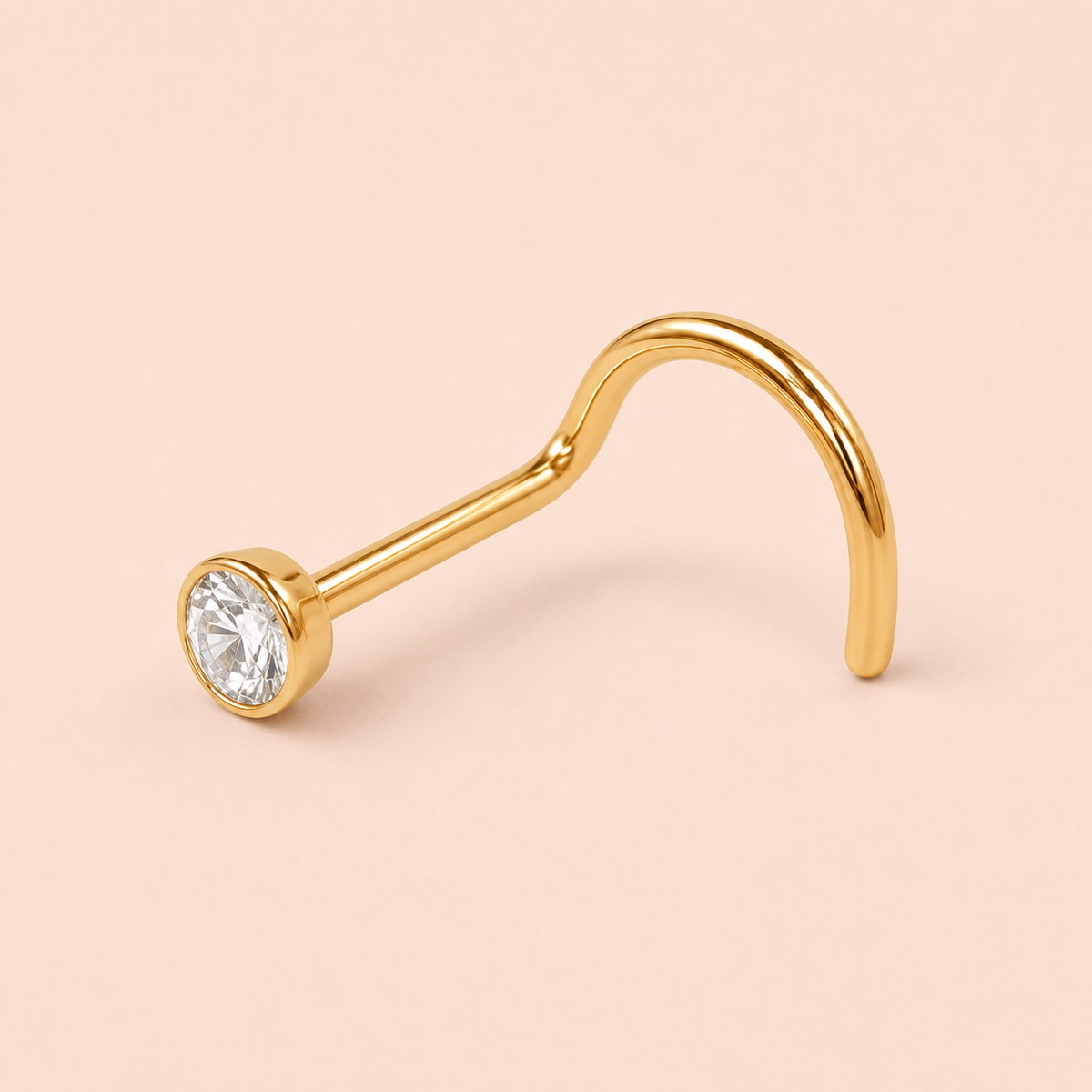 [TOPOSH-ROLE-ORDER-CLEANUP-20260717-BATCH13:TP-NS-S-GD-0.8-2-CLCZ-1011:05] Clear CZ Titanium Nose Screw – Gold, 0.8+2mm | 05_product_angles