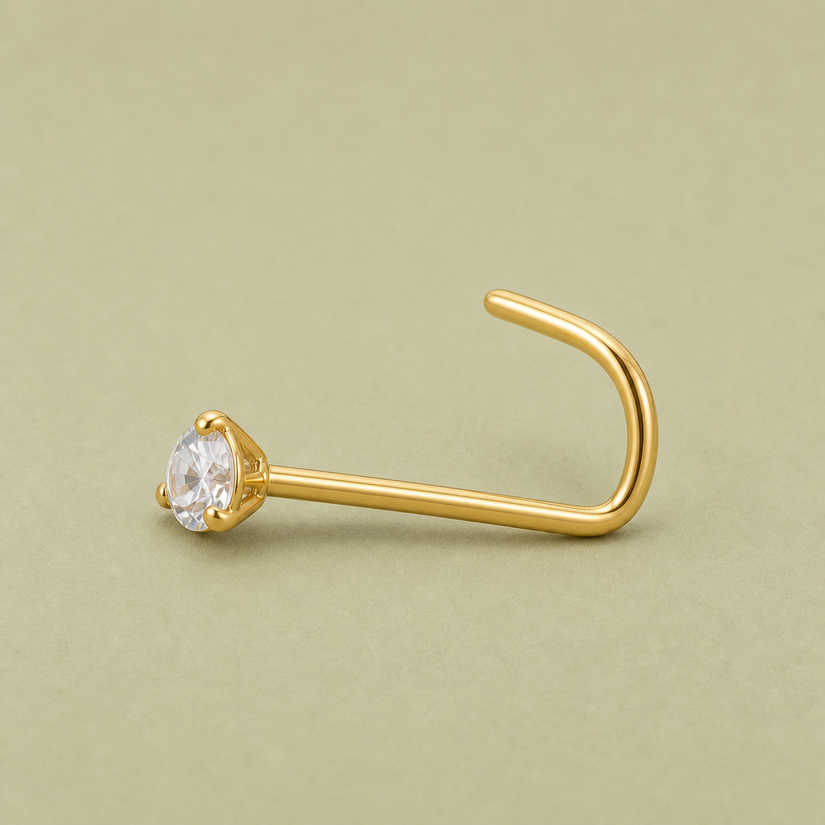 [TOPOSH-ROLE-ORDER-CLEANUP-20260717-BATCH13:TP-NS-S-GD-20G6-T2-CLCZ-1032:05] Clear CZ Titanium Nose Screw – Gold, 6+2mm | 05_product_angles