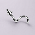[TOPOSH-ROLE-ORDER-CLEANUP-20260717-BATCH14:TP-NS-S-SIL-20G6-T2-PLN-059:01] Cone Titanium Nose Screw – Silver | 01_primary_product_bg