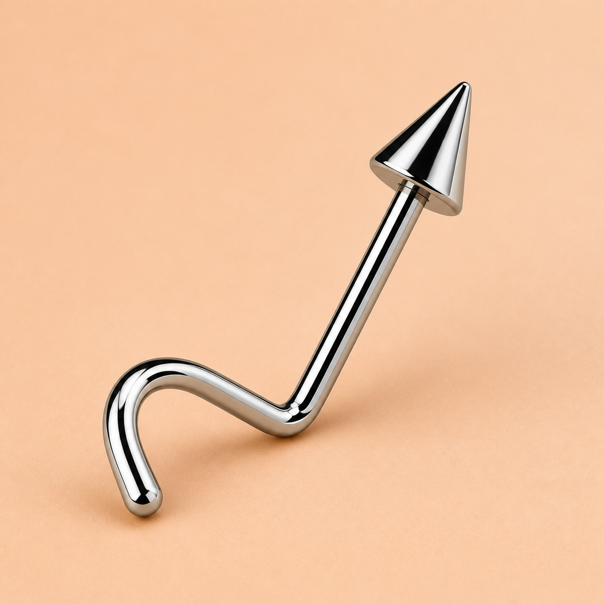 [TOPOSH-ROLE-ORDER-CLEANUP-20260717-BATCH14:TP-NS-S-SIL-20G6-T2-PLN-059:05] Cone Titanium Nose Screw – Silver | 05_product_angles