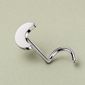 [TOPOSH-ROLE-ORDER-CLEANUP-20260717-BATCH14:TP-NS-SIL-0.8-PLN-042:01] Crescent Titanium Nose Screw – Silver | 01_primary_product_bg