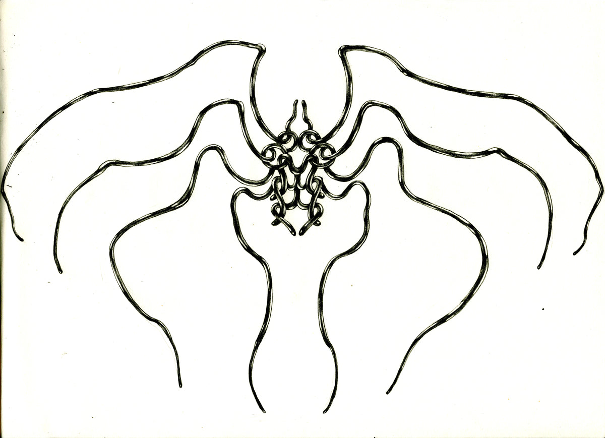 Danski Flash 04 — Abstract Linework — original artwork
