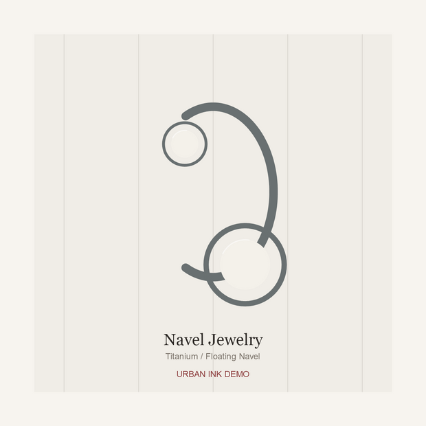 Urban Ink Bamboo Line Navel Curve