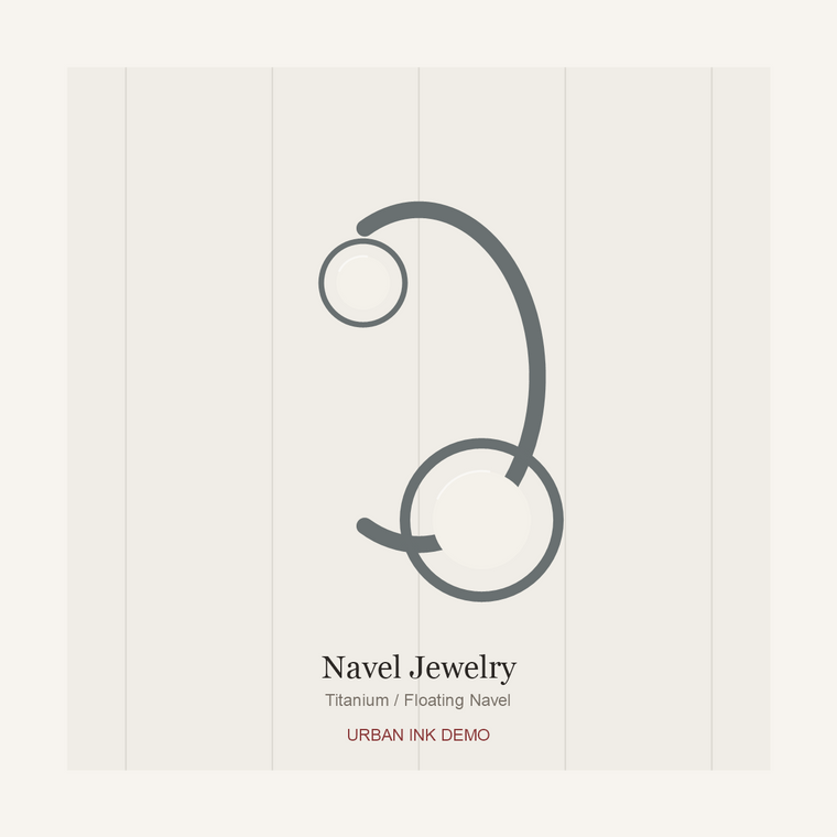Urban Ink Bamboo Line Navel Curve