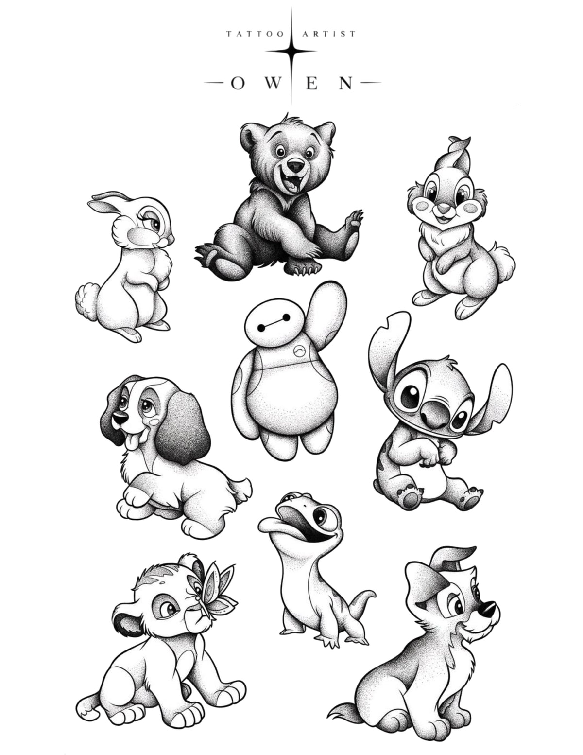 Storybook Character Flash - Owen Flash; 2–3 inches; $150–$200 per design