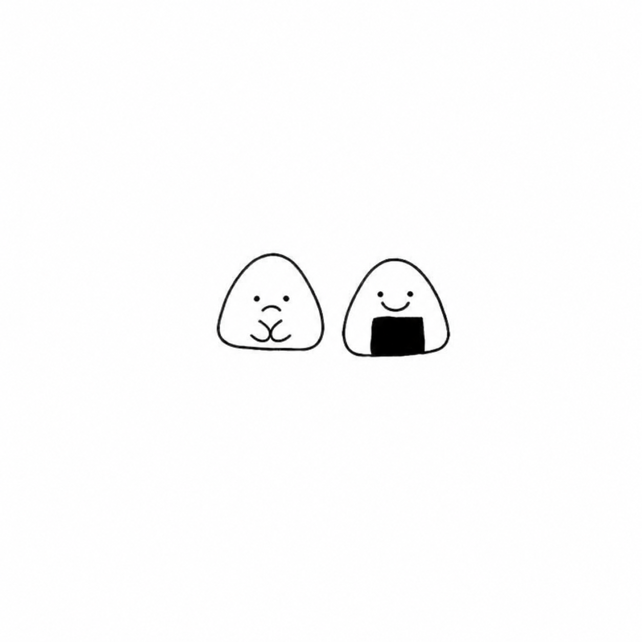 Rice Ball Pair flash tattoo design by Owen