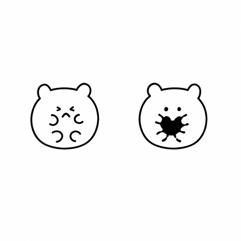 Mood Cats Pair flash tattoo design by Owen