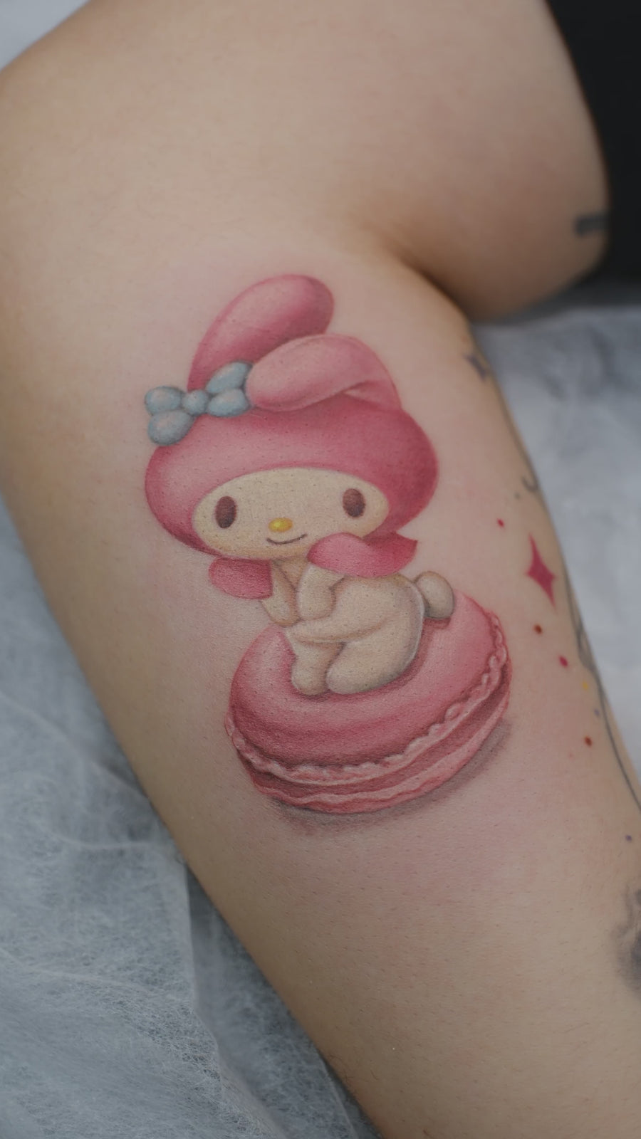 Eva Liu tattoo source video - anime 14