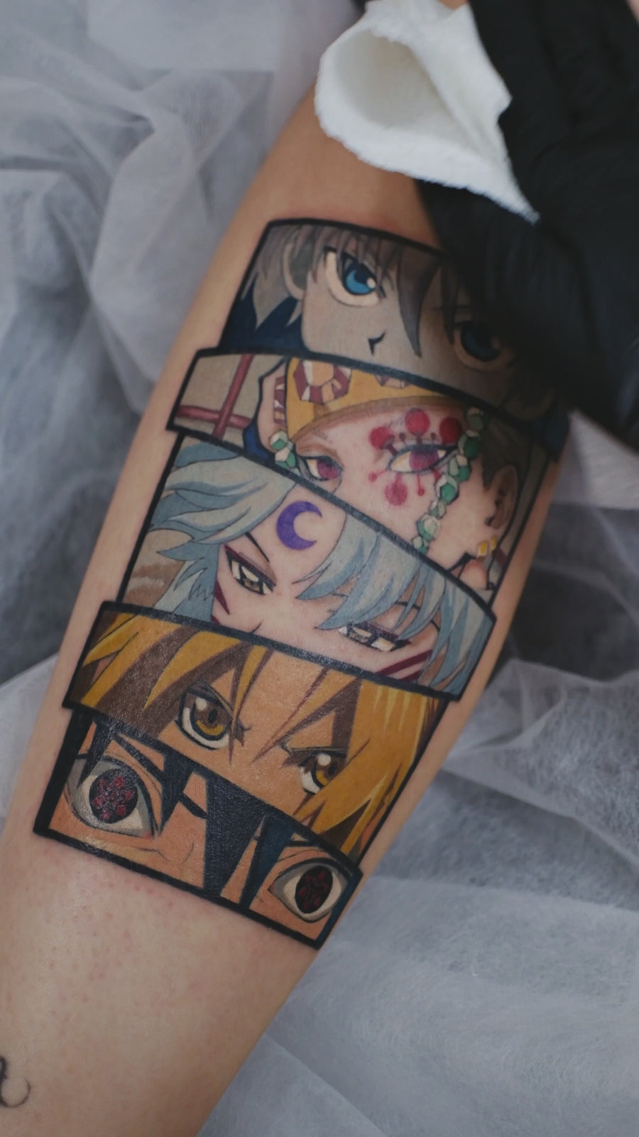 Eva Liu tattoo source video - anime 11