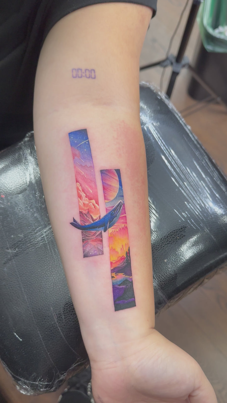 Eva Liu tattoo source video - fine-line 45
