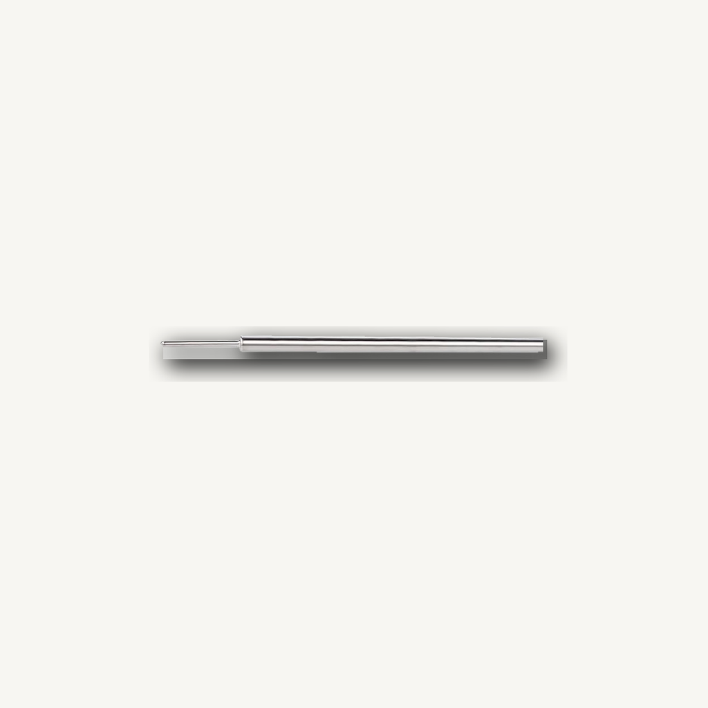 Implant Grade Titanium - Straight Barbell - Silver - 16G (1.2 x 35 mm) - detail view
