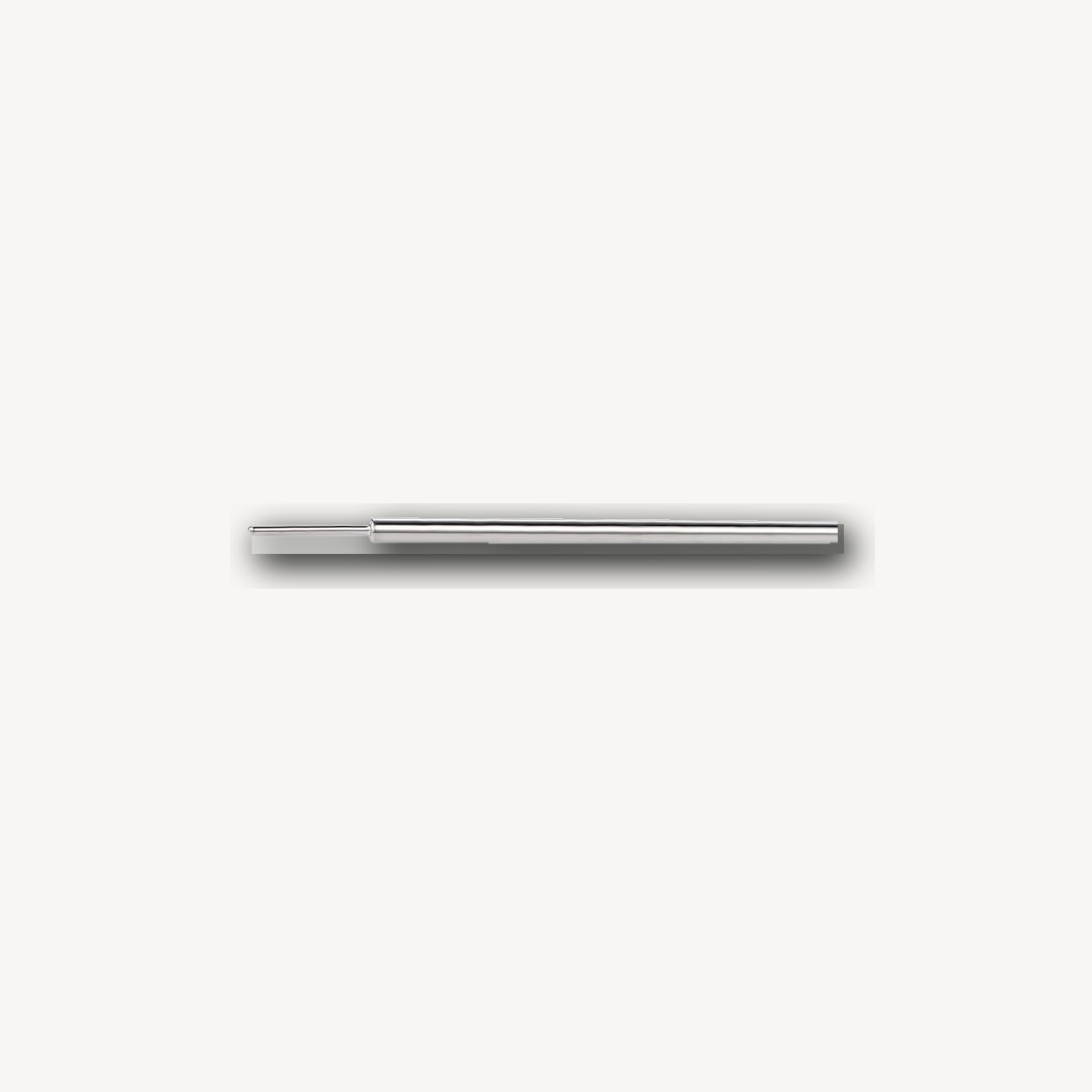 Implant Grade Titanium - Straight Barbell - Silver - 16G (1.2 x 35 mm) - detail view