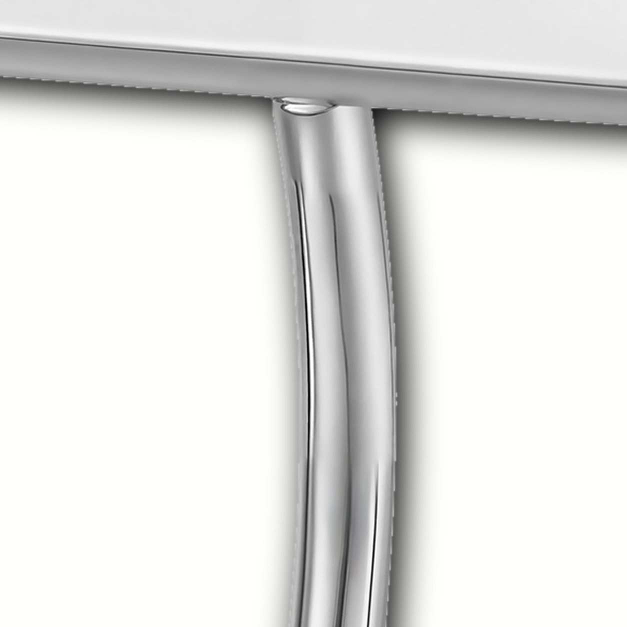 Implant Grade Titanium - Belly Button Ring - Silver - 14G (1.6 x 10+5 mm) - detail view