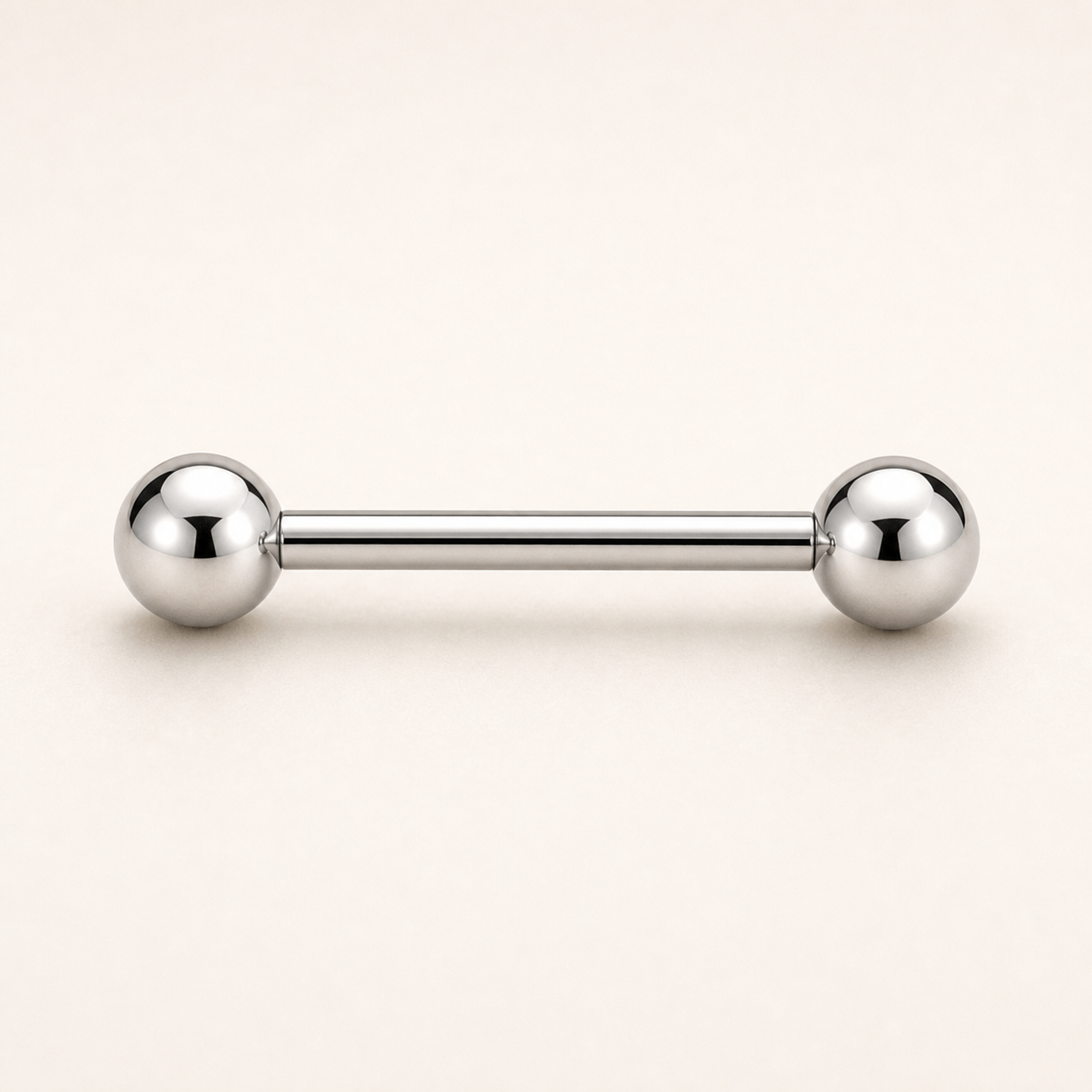 Implant Grade Titanium - Cartilage Jewelry - Silver - 16G (1.2 x 6+4+4 mm) - product view
