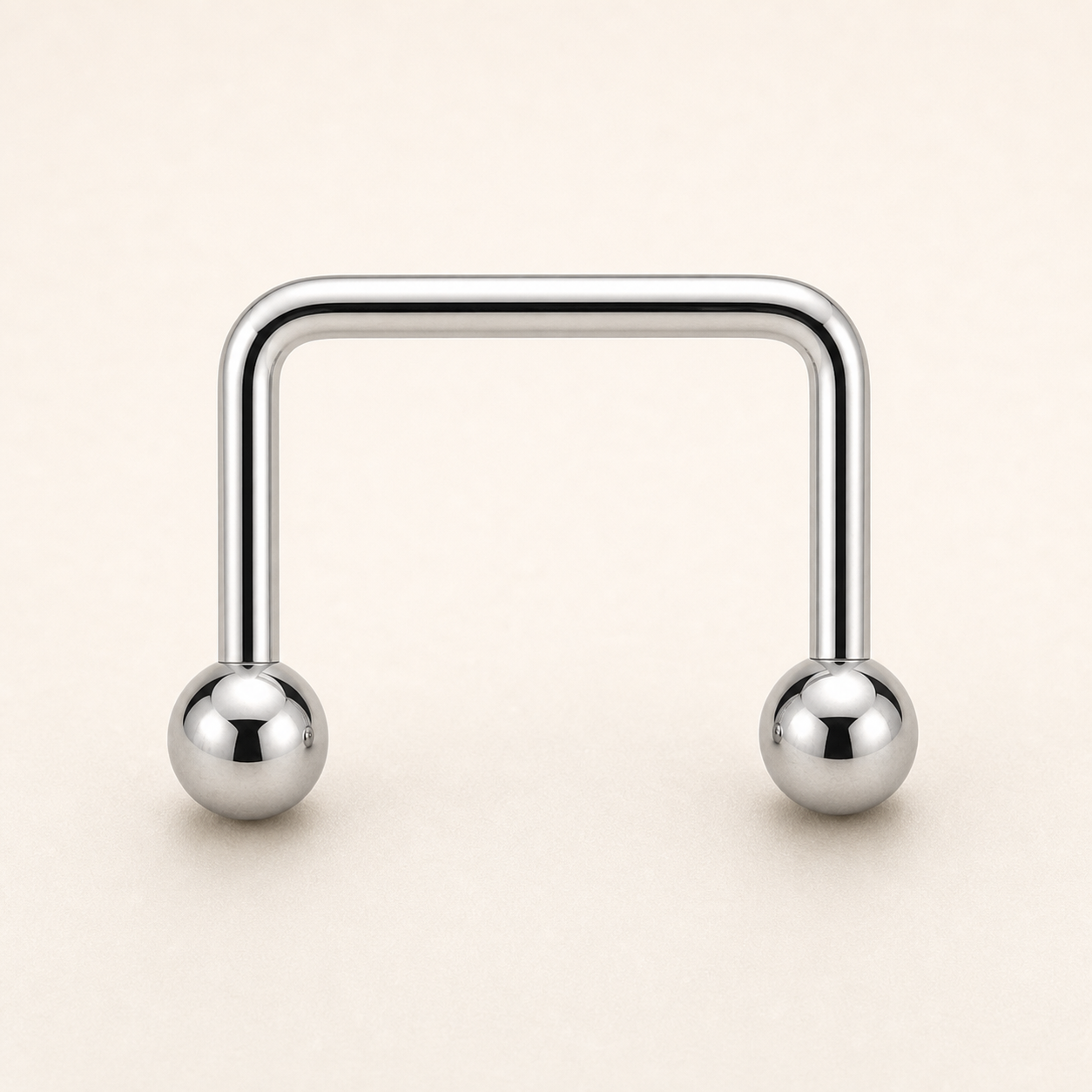 Implant Grade Titanium - Cartilage Jewelry - Silver - 14G (1.6 x 16 mm) - product view