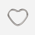 Implant Grade Titanium - Hoop - Silver - 16G (1.2 x 10 mm) - product view