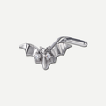 Implant Grade Titanium - Nose Stud / Nose Ring - Silver - 20G (0.8 x 7 mm) - product view