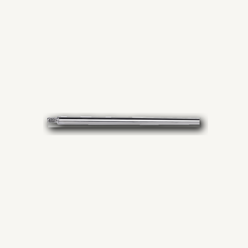 Implant Grade Titanium - Piercing Part - Silver - 16G (1.2 x 30 mm) - detail view