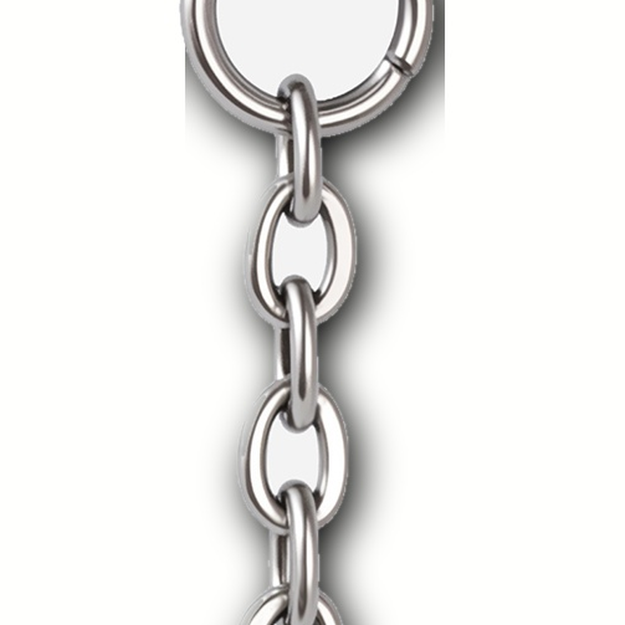 Implant Grade Titanium - Piercing Part - Silver - Clear CZ - detail view