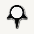 Implant Grade Titanium - Segment Ring - Black - 16G (1.2 x 8 mm) - product view