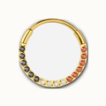 Implant Grade Titanium - Segment Ring - Gold - GDCZ - 20G (0.8 x 10 mm) - product view